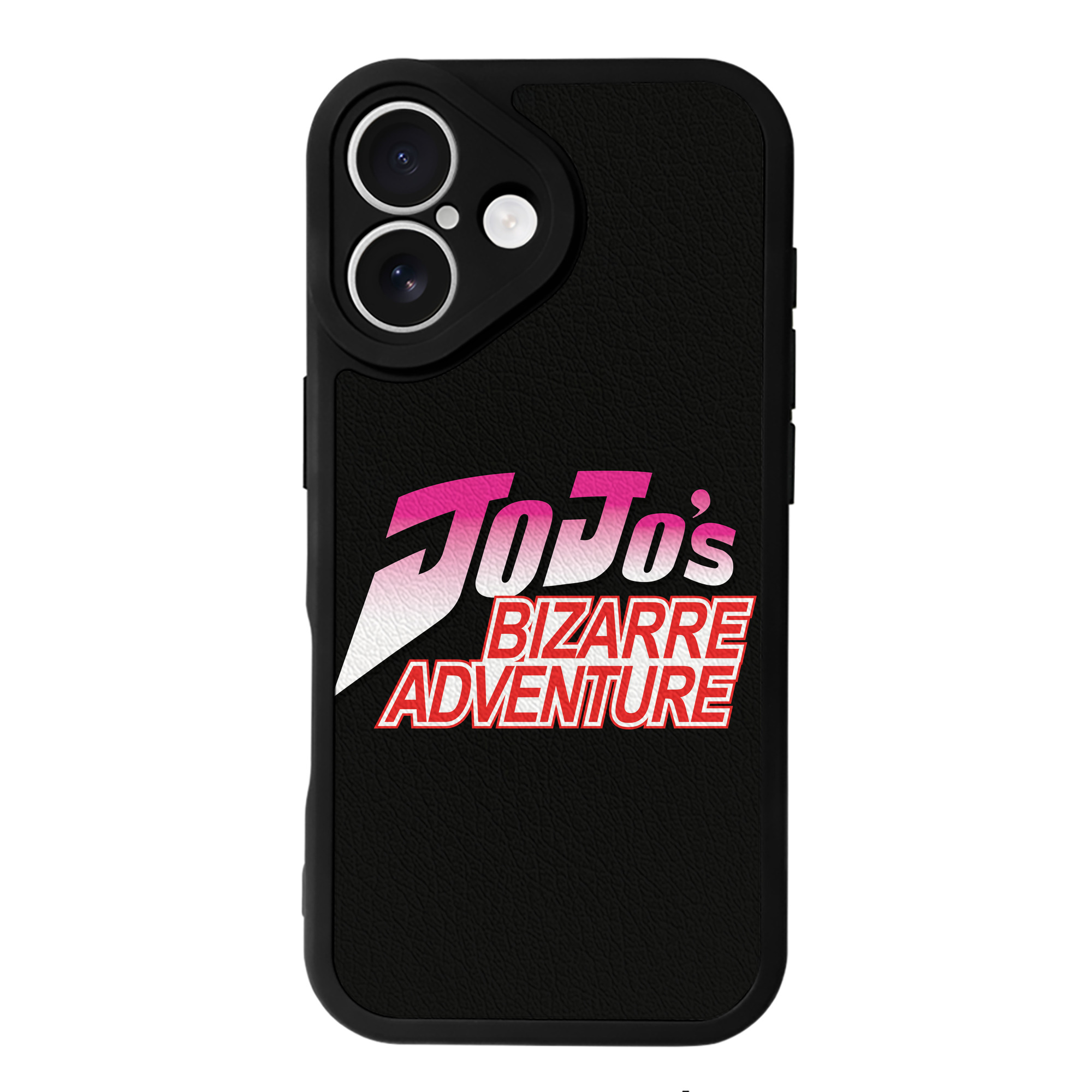 （画像用） ジョジョの奇妙な冒険 JoJo's Bizarre Adventure 【iPhone 16シリーズ対応】シリコンスマホケース（レザー調） 材質：シリコン